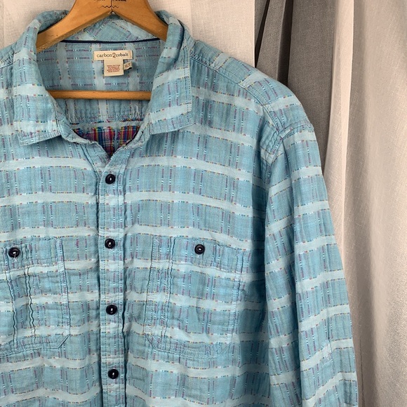 Men's Sea Change Chambray Shirt XLarge Tall - Picture 4 of 9